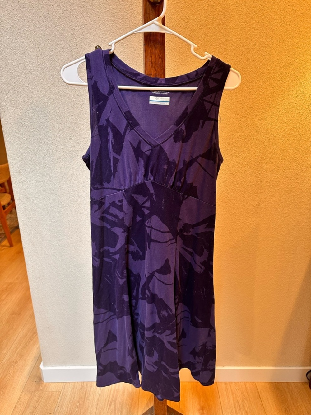 Columbia Purple V-Neck Performance Dress